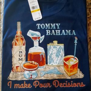 NEW Tommy Bahama Navy T-shirt